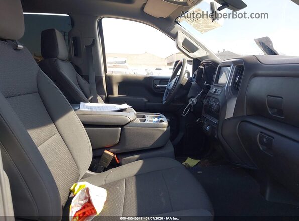 1GCPYCEF2MZ303112 2021 CHEVROLET SILVERADO Серый Вид салона спереди