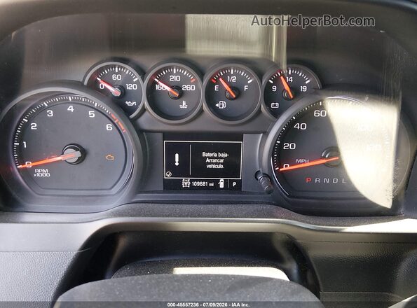 1GCPYCEF5KZ380697 2019 CHEVROLET SILVERADO Gray Հետևի նստատեղերի տեսք