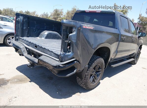 1GCPYCEF5KZ380697 2019 CHEVROLET SILVERADO Gray Դիմացի տեսք