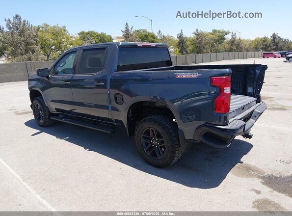 1GCPYCEF5KZ380697 2019 CHEVROLET SILVERADO Gray Հետևի ձախ