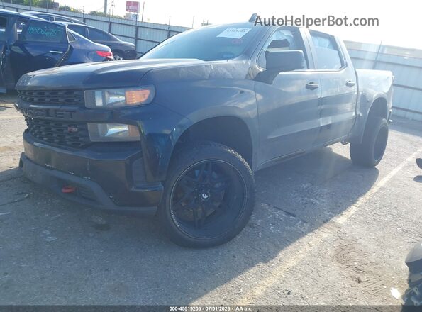 1GCPYCEF6MZ412740 2021 CHEVROLET SILVERADO Black Front left