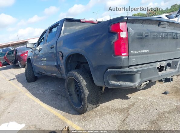 1GCPYCEF6MZ412740 2021 CHEVROLET SILVERADO Black Rear left