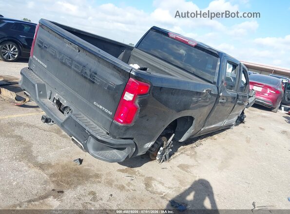1GCPYCEF6MZ412740 2021 CHEVROLET SILVERADO Black Rear right