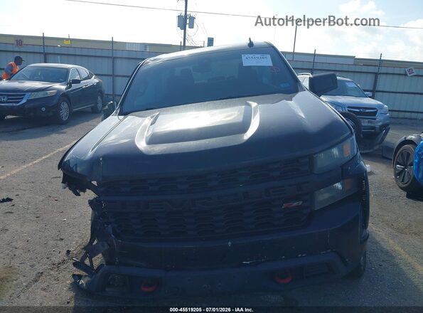 1GCPYCEF6MZ412740 2021 CHEVROLET SILVERADO Black Dashboard view