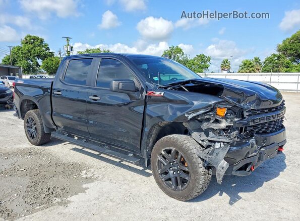 1GCPYCEF8MZ348829 2021 CHEVROLET SILVERADO Black Front right