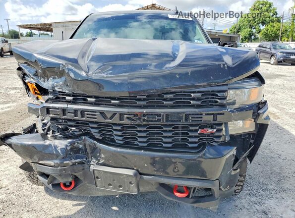 1GCPYCEF8MZ348829 2021 CHEVROLET SILVERADO Black Rear interior view