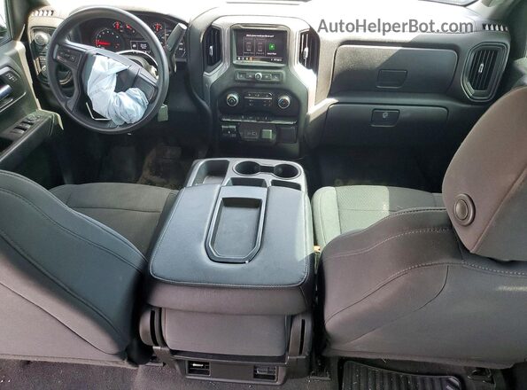 1GCPYCEF8MZ348829 2021 CHEVROLET SILVERADO Black Dashboard view