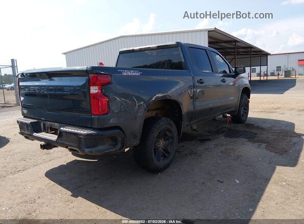 1GCPYCEF9MZ219613 2021 CHEVROLET SILVERADO Dark Blue Tył prawy