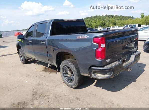 1GCPYCEF9MZ219613 2021 CHEVROLET SILVERADO Dark Blue Tył lewy