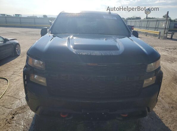 1GCPYCEF9MZ273820 2021 CHEVROLET SILVERADO Black წინა ხედი