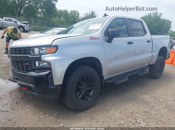 1GCPYCEF9MZ365767 2021 CHEVROLET SILVERADO Silver Передня ліва чверть