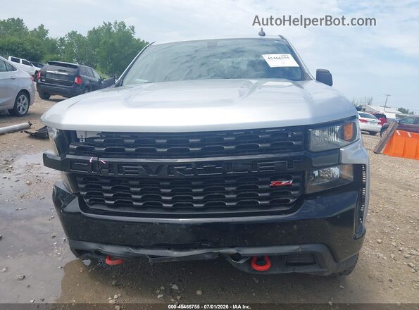 1GCPYCEF9MZ365767 2021 CHEVROLET SILVERADO Silver Вид задньої частини салону