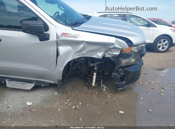 1GCPYCEF9MZ365767 2021 CHEVROLET SILVERADO Silver Вид спереду