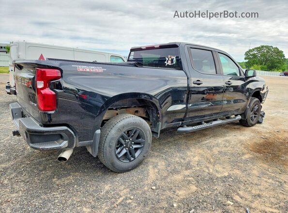 1GCPYCEH2KZ256243 2019 CHEVROLET SILVERADO Черный Задняя правая четверть