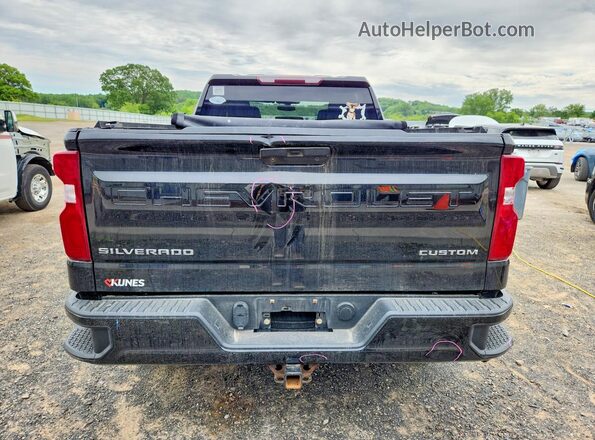 1GCPYCEH2KZ256243 2019 CHEVROLET SILVERADO Черный Вид сзади