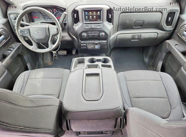 1GCPYCEH2KZ256243 2019 CHEVROLET SILVERADO Черный Вид панели приборов