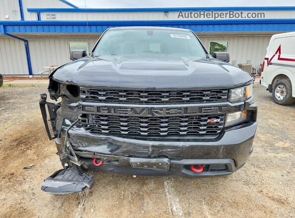 1GCPYCEH2KZ256243 2019 CHEVROLET SILVERADO Черный Вид спереди