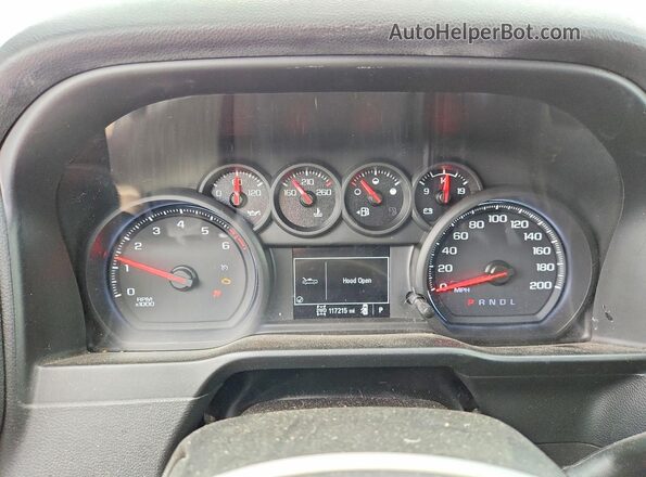 1GCPYCEH2KZ256243 2019 CHEVROLET SILVERADO Черный Вид щитка приборов