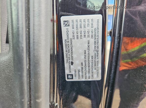 1GCPYCEH2KZ256243 2019 CHEVROLET SILVERADO Черный Вид подкапотного пространства