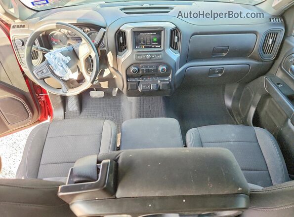 1GCPYCEK3NZ112913 2022 CHEVROLET SILVERADO Красный Вид панели приборов