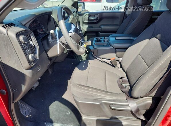 1GCPYCEK8NZ138763 2022 CHEVROLET SILVERADO Красный Вид салона спереди