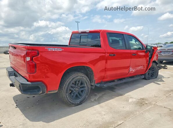 1GCPYFED0KZ103519 2019 CHEVROLET SILVERADO Красный Задняя правая четверть