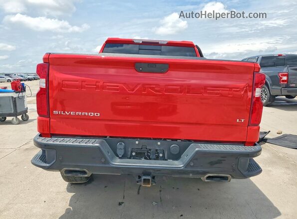 1GCPYFED0KZ103519 2019 CHEVROLET SILVERADO Красный Вид сзади