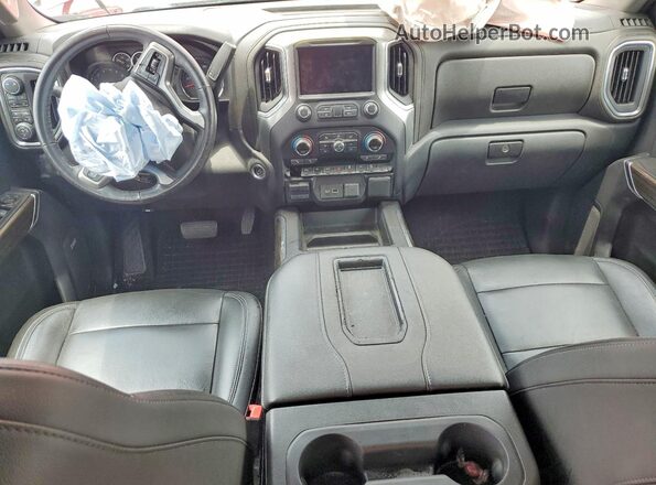 1GCPYFED0KZ103519 2019 CHEVROLET SILVERADO Красный Вид панели приборов