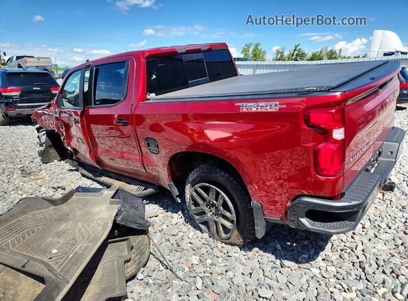 1GCPYFED0MZ195119 2021 CHEVROLET SILVERADO Red Tył lewy