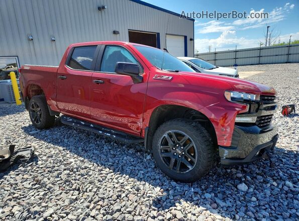 1GCPYFED0MZ195119 2021 CHEVROLET SILVERADO Red Przód prawy