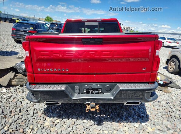1GCPYFED0MZ195119 2021 CHEVROLET SILVERADO Red Widok z tyłu