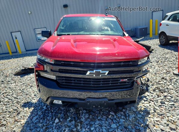 1GCPYFED0MZ195119 2021 CHEVROLET SILVERADO Red Widok z przodu