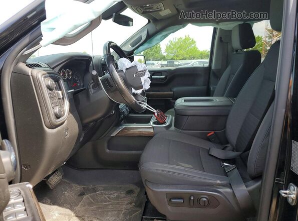1GCPYFED1KZ103710 2019 CHEVROLET SILVERADO Black Front interior view