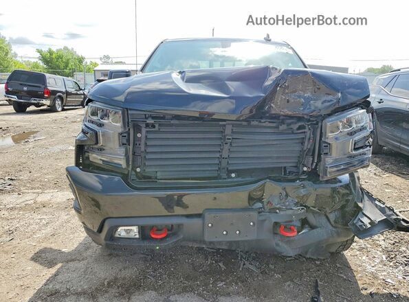 1GCPYFED1KZ103710 2019 CHEVROLET SILVERADO Black Front view