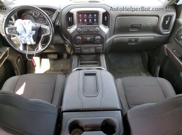 1GCPYFED1KZ103710 2019 CHEVROLET SILVERADO Black Dashboard view