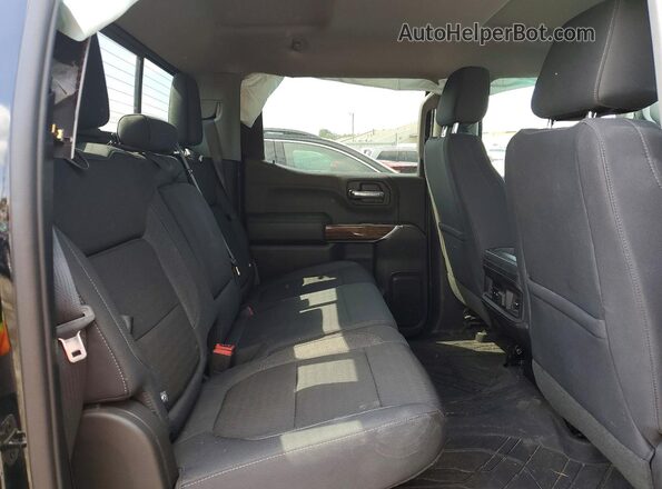 1GCPYFED1KZ103710 2019 CHEVROLET SILVERADO Black Rear seats view