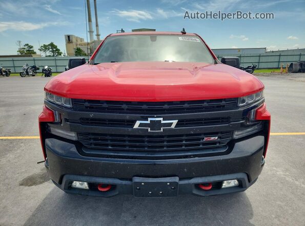 1GCPYFED1KZ291998 2019 CHEVROLET SILVERADO Red Вид спереду