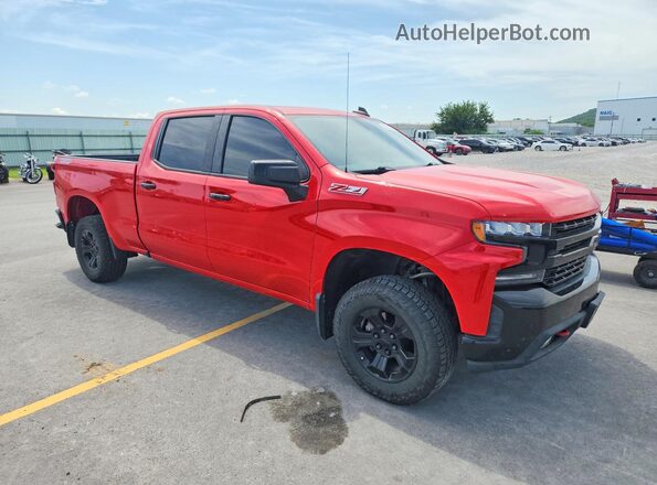 1GCPYFED1KZ291998 2019 CHEVROLET SILVERADO Red Передня права чверть