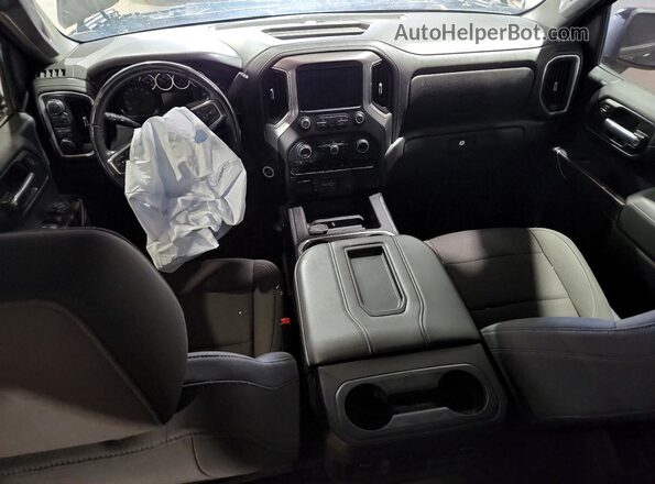 1GCPYFED1LZ293879 2020 CHEVROLET SILVERADO Black წინა პანელის ხედი