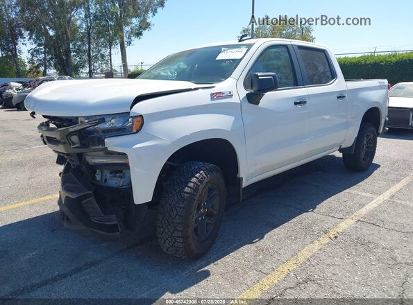 1GCPYFED1NZ206226 2022 CHEVROLET SILVERADO White Przód lewy