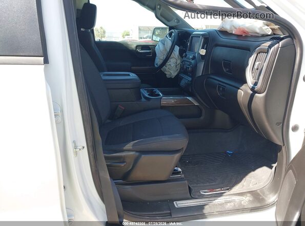 1GCPYFED1NZ206226 2022 CHEVROLET SILVERADO White Widok wnętrza z przodu