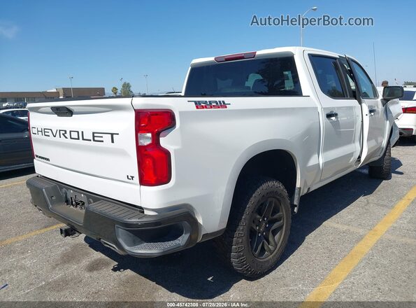 1GCPYFED1NZ206226 2022 CHEVROLET SILVERADO White Tył prawy