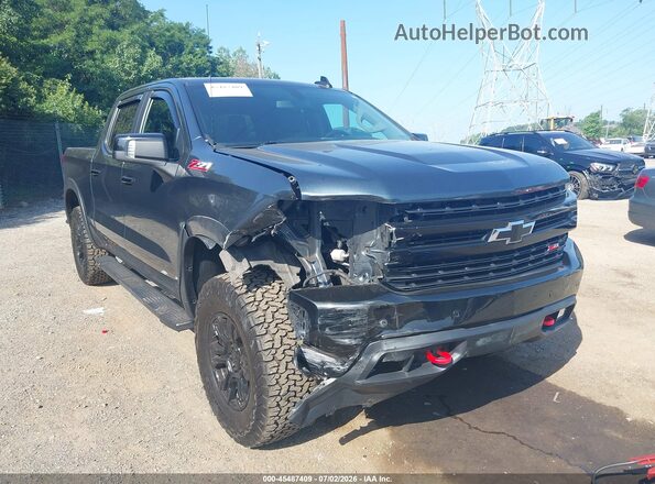 1GCPYFED2KZ129362 2019 CHEVROLET SILVERADO Blue Vista frontal