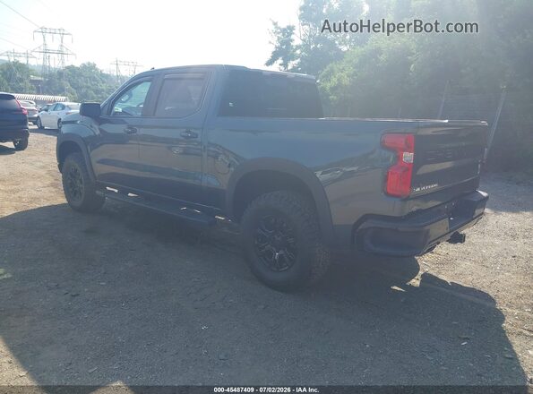 1GCPYFED2KZ129362 2019 CHEVROLET SILVERADO Blue Trasero izquierdo