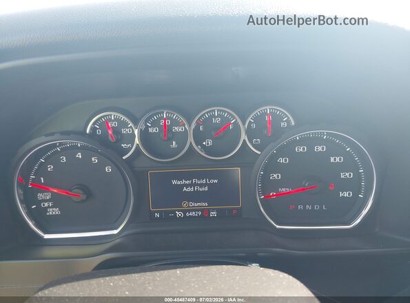 1GCPYFED2KZ129362 2019 CHEVROLET SILVERADO Blue Vista de los asientos traseros
