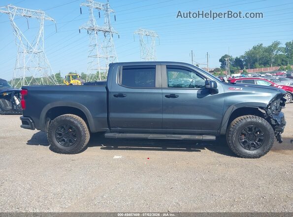 1GCPYFED2KZ129362 2019 CHEVROLET SILVERADO Blue Vista interior de 360 grados