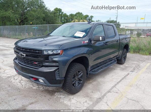 1GCPYFED2KZ206912 2019 CHEVROLET SILVERADO Dark Blue წინა მარცხენა ხედი სამი მეოთხედიდან