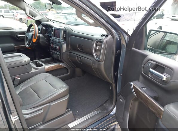 1GCPYFED2KZ206912 2019 CHEVROLET SILVERADO Dark Blue წინა სალონის ხედი