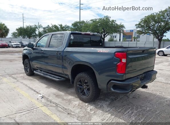 1GCPYFED2KZ206912 2019 CHEVROLET SILVERADO Dark Blue უკანა მარცხენა