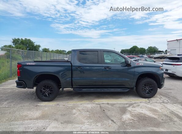 1GCPYFED2KZ206912 2019 CHEVROLET SILVERADO Dark Blue უკანა სალონის ხედი